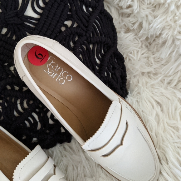 NWOT Franco Sarto Cedra Loafer, Metallic Accents - Picture 9 of 10